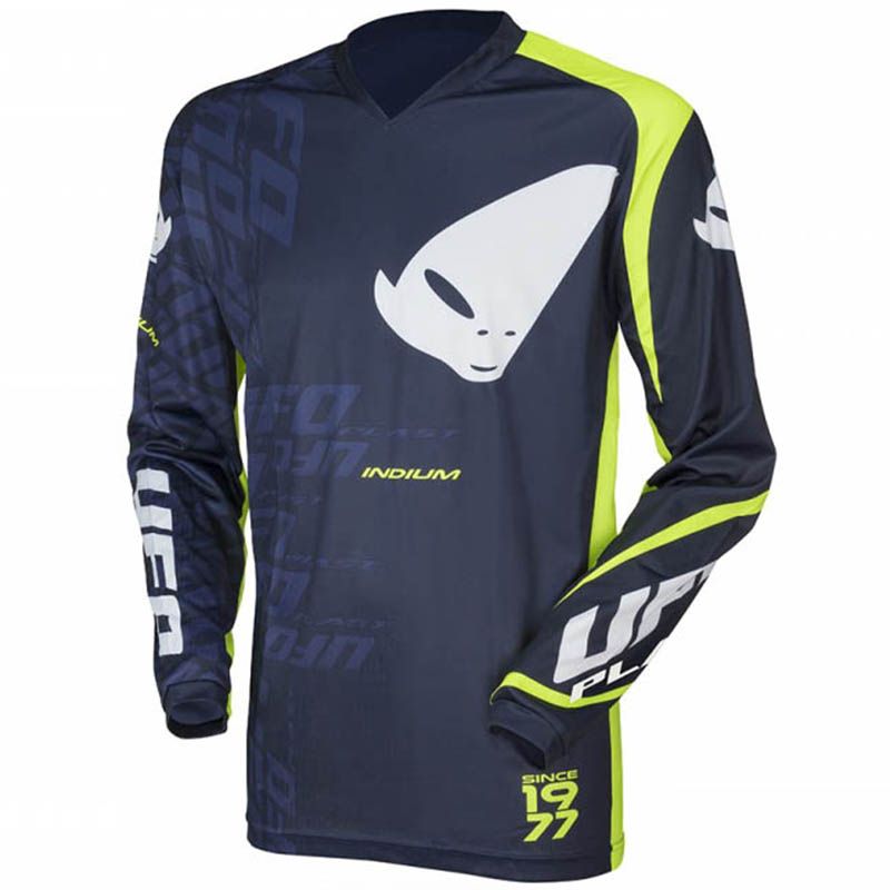 UFO Indium Jersey Blue/Neon Green джерси для мотокросса и эндуро