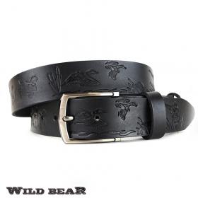 Ремень WILD BEAR RM-052m Black (универсальный)