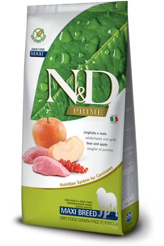 N&D Dog Boar & Apple Adult 12кг (мясо кабана с яблоком для взрослых собак всех пород)