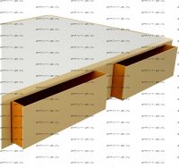 Ящик подкроватный Эко к боксу Site Box-30  (березовая фанера)