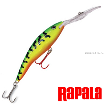 Воблер RapaIa Tail Dancer Deep 90мм / 13 гр /Заглубление: 0 - 6 м /  цвет: TDD09-FT