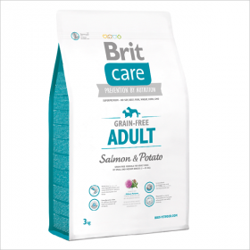 Сухой корм для собак всех пород Brit Care Adult Salmon беззерновой с лососем