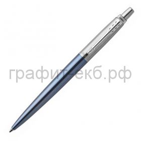 Ручка шариковая Parker Jotter Core Waterloo Blue CT K63 голубая 1953191