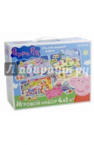 Peppa Pig. Настольные игры. Набор 4 в 1 (01601)