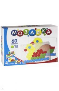 Мозаика (60 фишек, прозрачное поле, карточки) (М-9582)