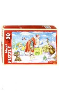 Maxi puzzle-30 "Подарки от Дедушки Мороза" (ПМ-7446)