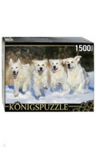 Puzzle-1500 "Щенки золотистого ретривера" (ГИК1500-8476)