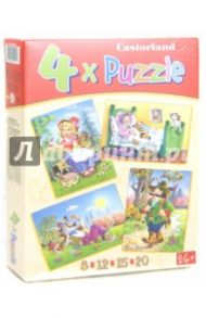 Puzzle-8х12х15х20 "Красная шапочка" (4 в 1) (В-04058)