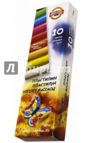 Пластилин 10 цветов. 200 грамм (131710)