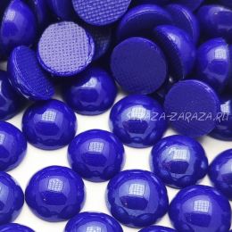 НЕТ_Клеевые Керамические Полубусины Capri_Blue SS20