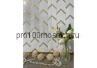 ATLANTIDA. Мраморная мозаика с латунными вставками,  размер, мм: 322.5*305*8 (ORRO Mosaic)