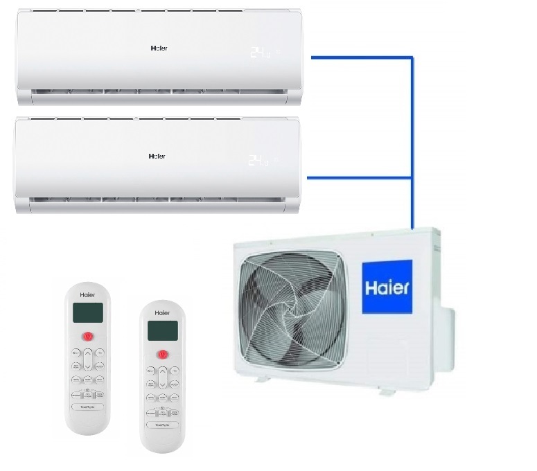 Haier 2U50S2SM1FA/AS09TS4HRA-M*2шт Haier 2U50S2SM1FA/AS09TS4HRA-M*2шт