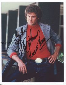 Автограф: Дэвид Хассельхофф. Рыцарь дорог / Knight Rider
