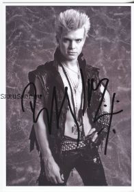 Автограф: Билли Айдол / Billy Idol