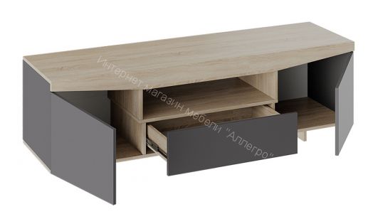 Тумба ТВ тип 1 (Дуб Сонома/ Графит Серый)