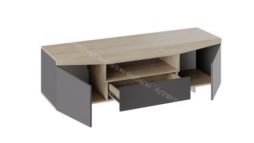 Тумба ТВ тип 1 (Дуб Сонома/ Графит Серый)