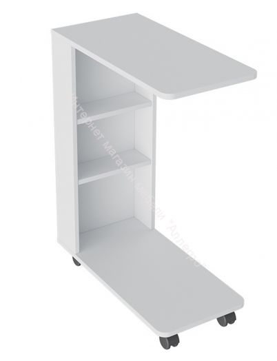 Стол журнальный тип 14 (Белый Ясень)