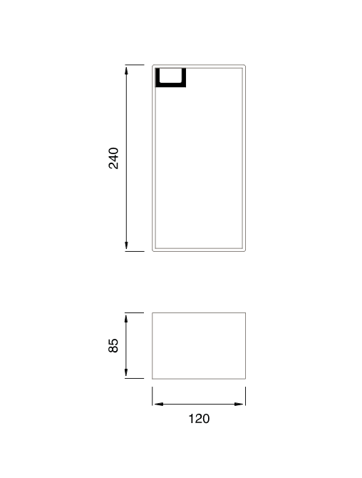 Полка Cea Design DUET DET 93 схема 2