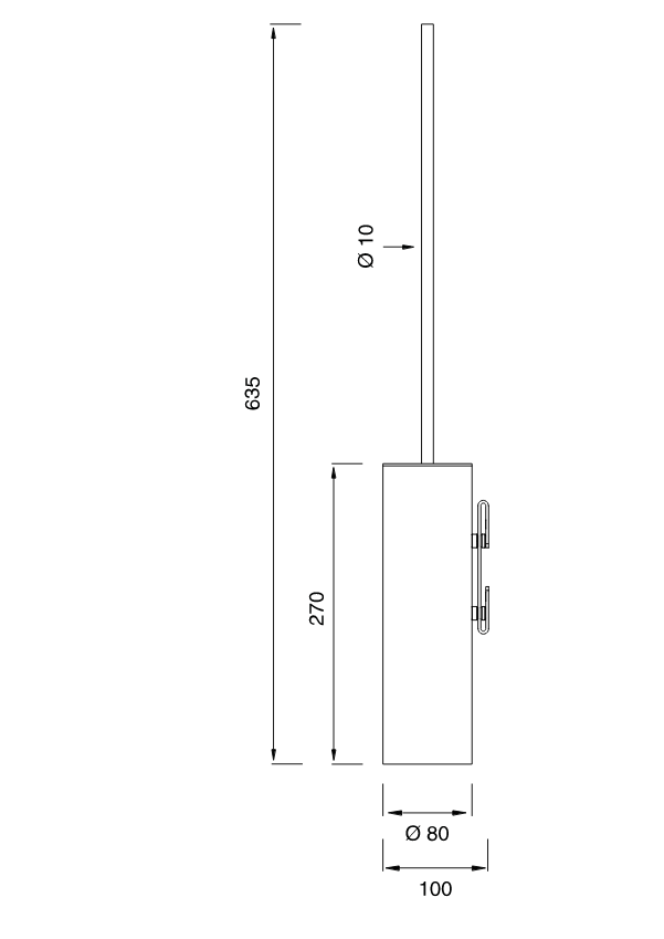 Туалетный ёршик Cea Design PORTASCOPINI POS 03 ФОТО