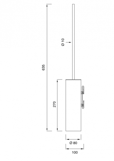 Туалетный ёршик Cea Design PORTASCOPINI POS 03 ФОТО