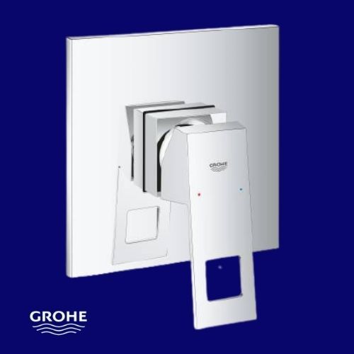 GROHE Eurocube divariçi hamam smesiteli | üst hissə, xrom, bir çixiş (24061000)