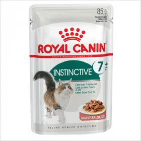 Влажный корм для пожилых кошек Royal Canin Instinctive +7 кусочки в соусе