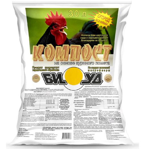 Удобрение БИУД КУР компост 30л