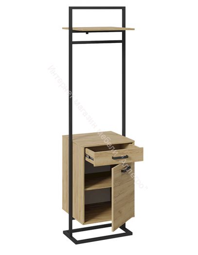 Набор мебели «Лофт» №5 (Черный/Дуб крафт золотой)