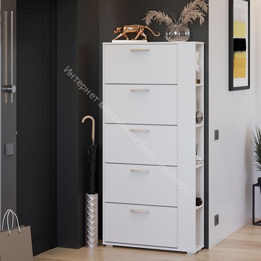 Тумба для обуви «Эрика» Тип 2 (Белый ясень)