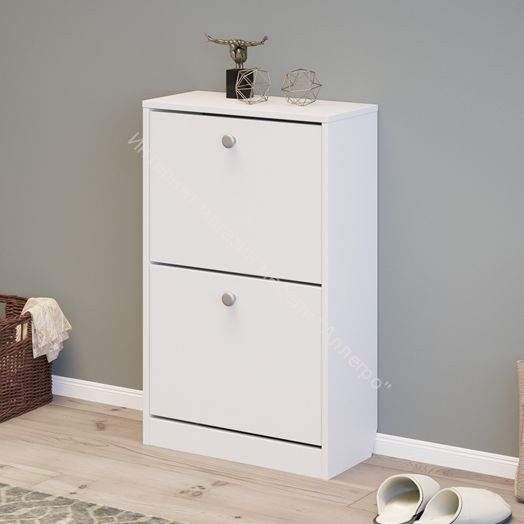 Тумба для обуви «Тетра» Тип 2 Исп. 2 (Белый)