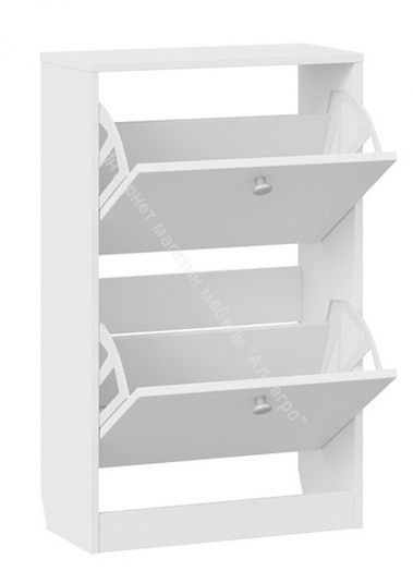 Тумба для обуви «Тетра» Тип 2 Исп. 2 (Белый)