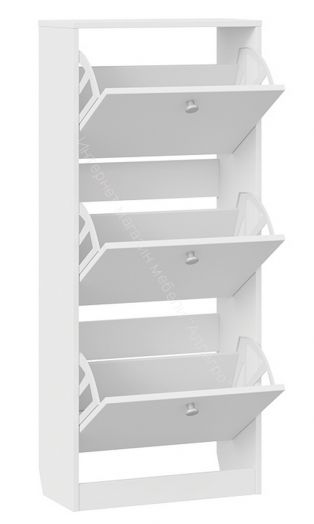 Тумба для обуви «Тетра» Тип 1 Исп. 2 (Белый)