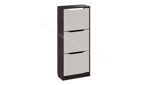 Тумба для обуви «Тетра» Тип 1 (Венге Цаво/Дуб Белфорд)