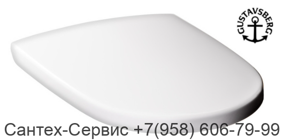 98895101 Сиденье для унитаза Gustavsberg Artic металлический крепеж