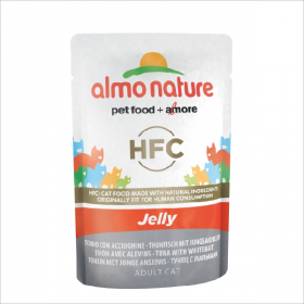 Влажный корм для кошек Almo Nature Classic Nature Tuna and White Bait тунец с сардинками в желе