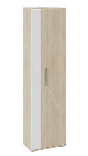 Шкаф для одежды «Нуар» тип 1  (Дуб Сонома/Белый ясень)