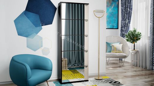 Тумба для обуви тип 9 (Ясень Шимо)