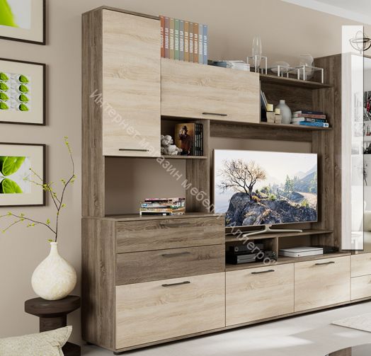 Секция комбинированная «Марта» (Дуб Сонома трюфель/Дуб Сонома)