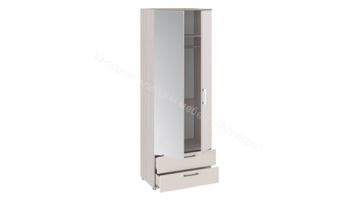 Секция комбинированная «Марта» (Ясень шимо/Сатин матовый с рисунком)