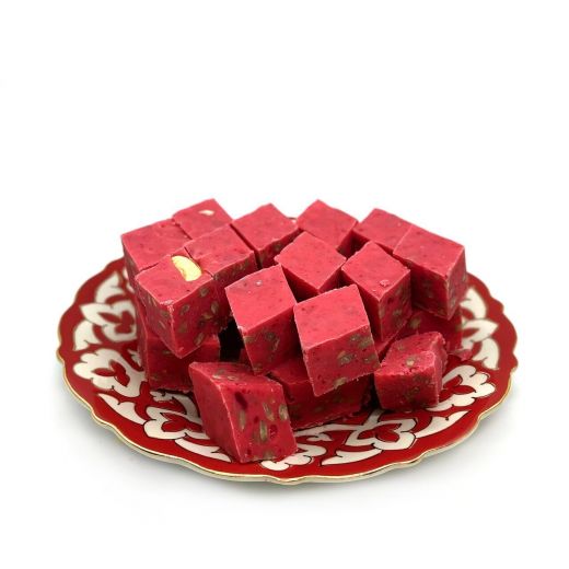 Халва Узбекская со вкусом клубники и орехами