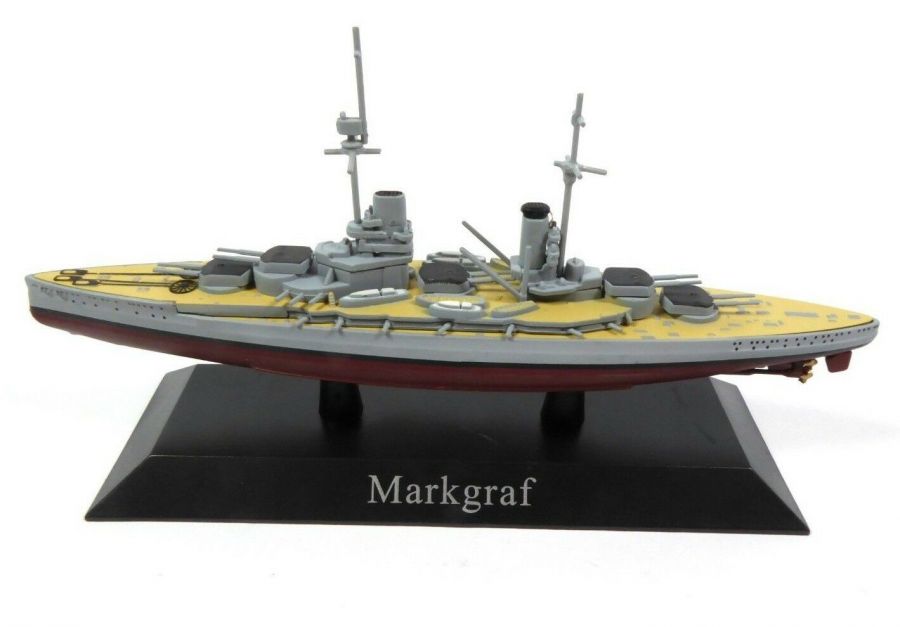 Немецкий дредноут Markgraf  1914 (1/1250) DEAGOSTINI