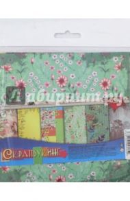 Бумага цветная для скрапбукинга, 6 листов, 14,5x14,5 см "Природа" (С2781-04)