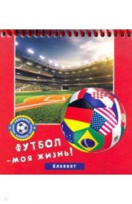 Блокнот на спирали "Футбольные мячи", 40 листов, А6 (Б40-1780)