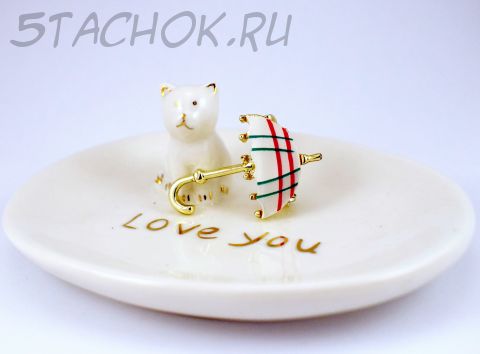 Брошь "Гламурный Зонтик" (США)