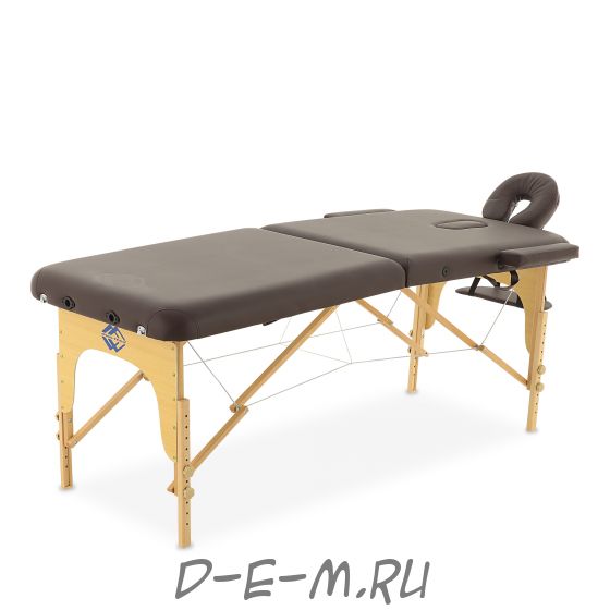 Массажный стол складной деревянный Med-Mos JF-AY01 2-х секционный (МСТ-003Л)