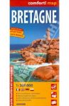 Бретань. Карта. Bretagne 1:300 000