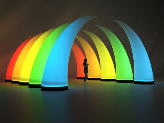 Надувная конусная арка