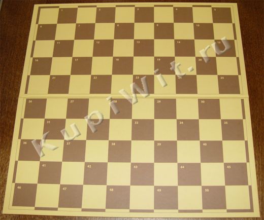 Прочная доска для шашек 100 клеток