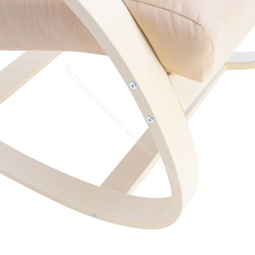 Кресло Leset Милано Velur V-18-Слоновая кость