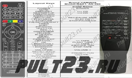 YAMAHA RAX1, VU07410, AX-390